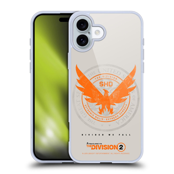 Tom Clancy's The Division 2 Key Art Phoenix US Seal Soft Gel Case for Apple iPhone 16 Plus