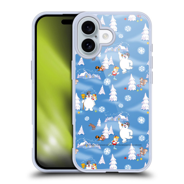Frosty the Snowman Movie Patterns Pattern 6 Soft Gel Case for Apple iPhone 16