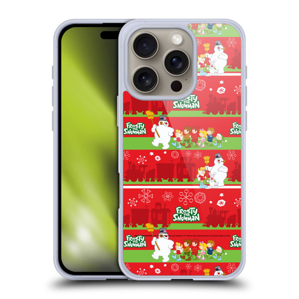 Frosty the Snowman Movie Patterns Pattern 1 Soft Gel Case for Apple iPhone 16 Pro
