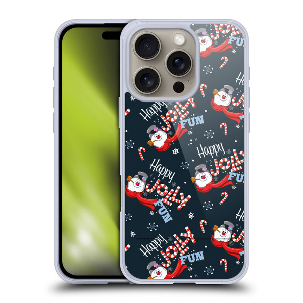 Frosty the Snowman Movie Patterns Pattern 7 Soft Gel Case for Apple iPhone 16 Pro