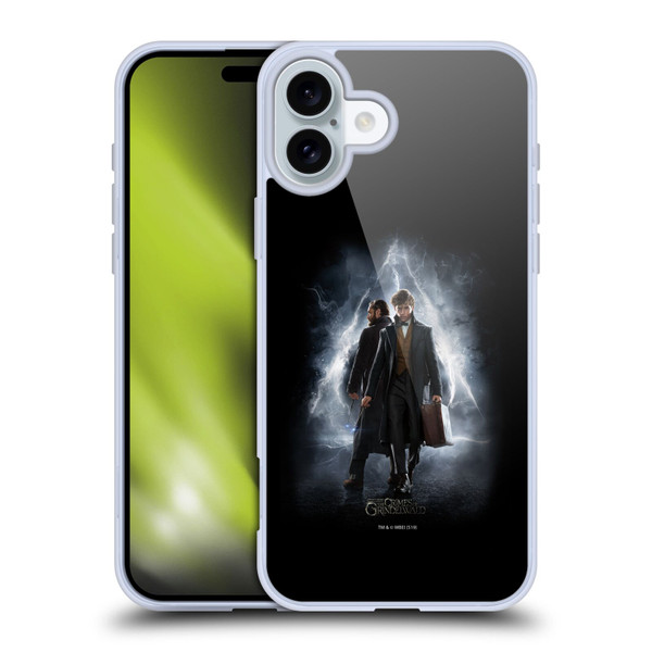 Fantastic Beasts The Crimes Of Grindelwald Key Art Newt & Albus Poster Soft Gel Case for Apple iPhone 16 Plus