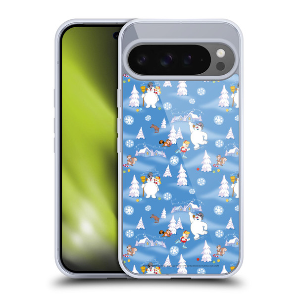 Frosty the Snowman Movie Patterns Pattern 6 Soft Gel Case for Google Pixel 9 Pro XL