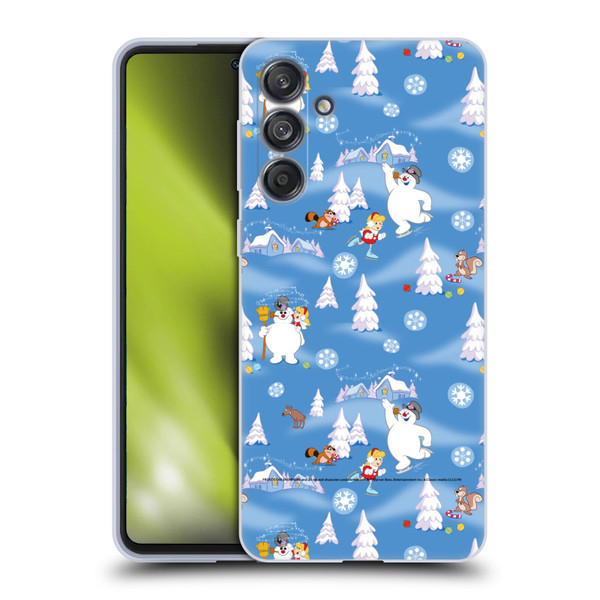 Frosty the Snowman Movie Patterns Pattern 6 Soft Gel Case for Samsung Galaxy M55 5G