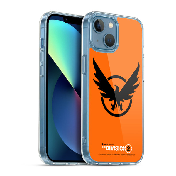 Tom Clancy's The Division 2 Logo Art Phoenix 2 Soft Gel Case for Apple iPhone 13 Mini & MagSafe