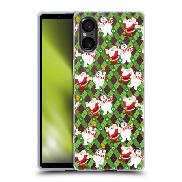 Frosty the Snowman Movie Patterns Pattern 2 Soft Gel Case for Sony Xperia 5 V 5G
