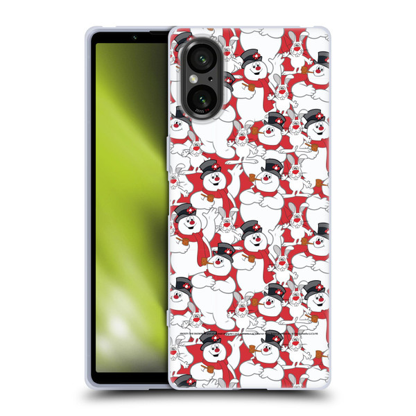 Frosty the Snowman Movie Patterns Pattern 4 Soft Gel Case for Sony Xperia 5 V 5G