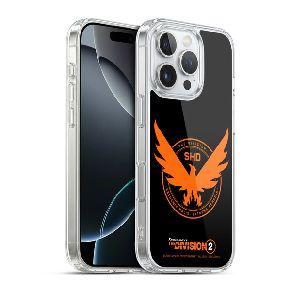 Tom Clancy's The Division 2 Logo Art Phoenix Soft Gel Case for Apple iPhone 16 Pro & MagSafe
