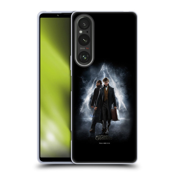 Fantastic Beasts The Crimes Of Grindelwald Key Art Newt & Albus Poster Soft Gel Case for Sony Xperia 1 V 5G