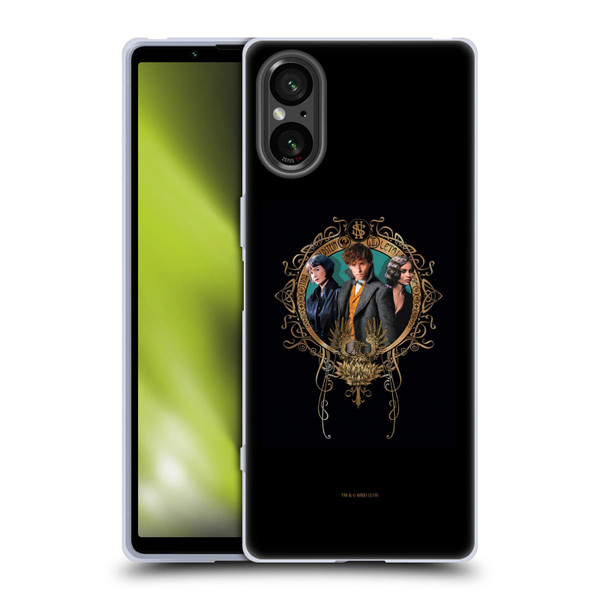 Fantastic Beasts The Crimes Of Grindelwald Key Art Love Triangle Soft Gel Case for Sony Xperia 5 V 5G