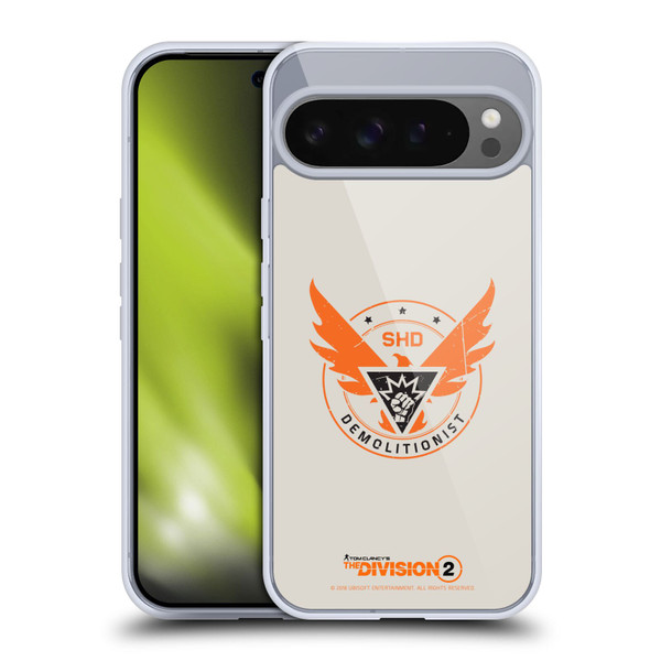 Tom Clancy's The Division 2 Logo Art Demolitionist Soft Gel Case for Google Pixel 9 Pro XL
