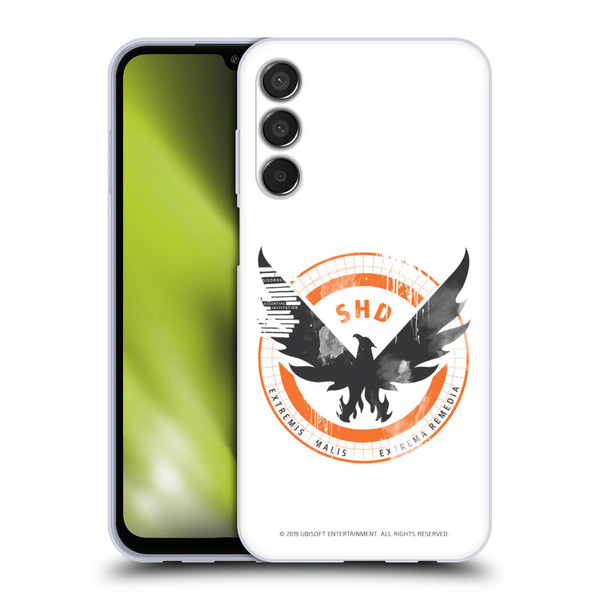 Tom Clancy's The Division Key Art Logo White Soft Gel Case for Samsung Galaxy M15/F15 5G