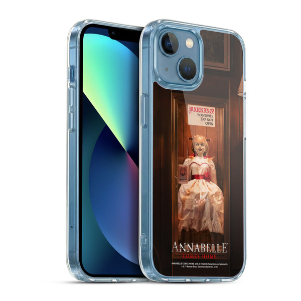 Annabelle Comes Home Doll Photography Do Not Open Soft Gel Case for Apple iPhone 13 Mini & MagSafe