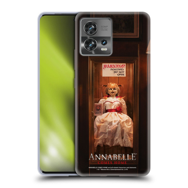 Annabelle Comes Home Doll Photography Do Not Open Soft Gel Case for Motorola Moto Edge 30 Fusion