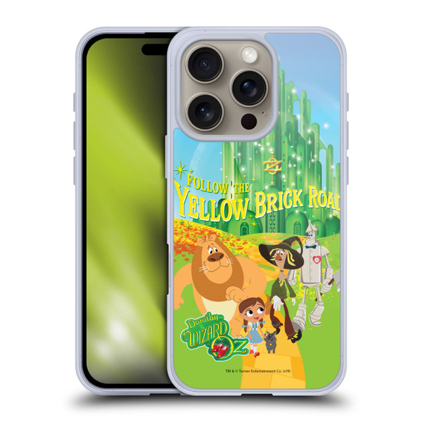 Dorothy and the Wizard of Oz Graphics Yellow Brick Road Soft Gel Case for Apple iPhone 16 Pro