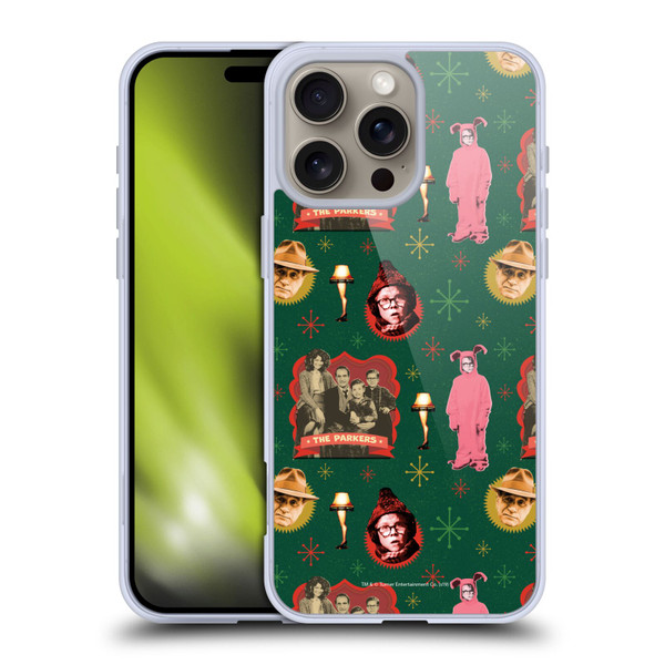 A Christmas Story Composed Art Alfie Family Pattern Soft Gel Case for Apple iPhone 16 Pro Max