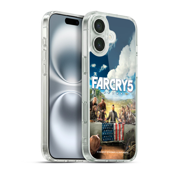 Far Cry 5 Key Art And Logo Main Soft Gel Case for Apple iPhone 16 Plus & MagSafe