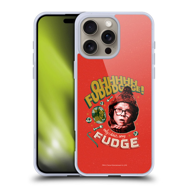 A Christmas Story Composed Art Oh Fudge Soft Gel Case for Apple iPhone 16 Pro Max