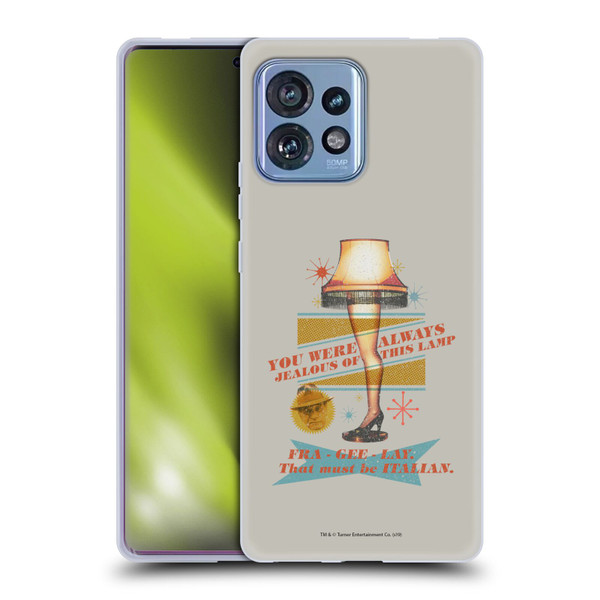 A Christmas Story Composed Art Leg Lamp Soft Gel Case for Motorola Moto Edge 40 Pro