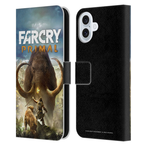 Far Cry Primal Key Art Pack Shot Leather Book Wallet Case Cover For Apple iPhone 16 Plus