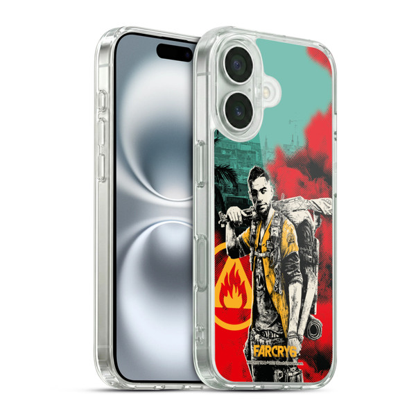 Far Cry 6 Graphics Male Dani Rojas Soft Gel Case for Apple iPhone 16 & MagSafe