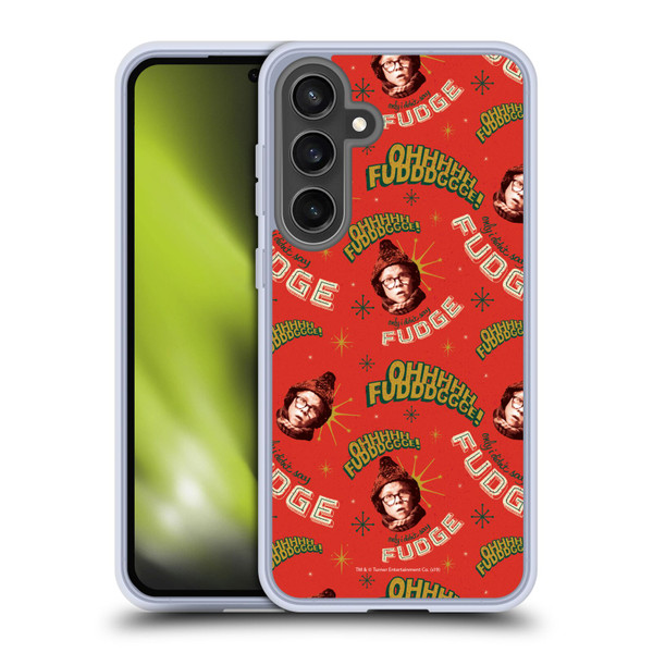 A Christmas Story Composed Art Alfie Pattern Soft Gel Case for Samsung Galaxy S24 FE