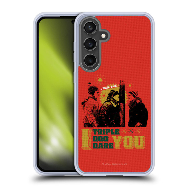 A Christmas Story Composed Art Triple Dog Dare Soft Gel Case for Samsung Galaxy S24 FE