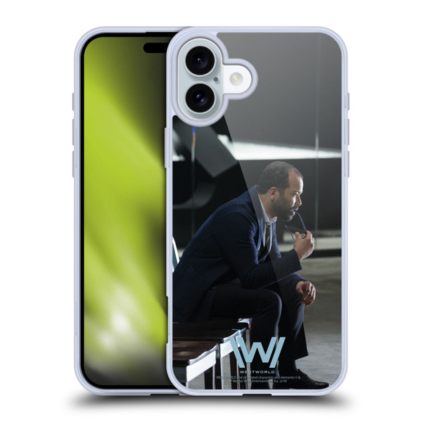 Westworld Characters Bernard Lowe Soft Gel Case for Apple iPhone 16 Plus