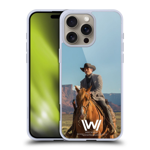 Westworld Characters Teddy Flood Soft Gel Case for Apple iPhone 16 Pro Max