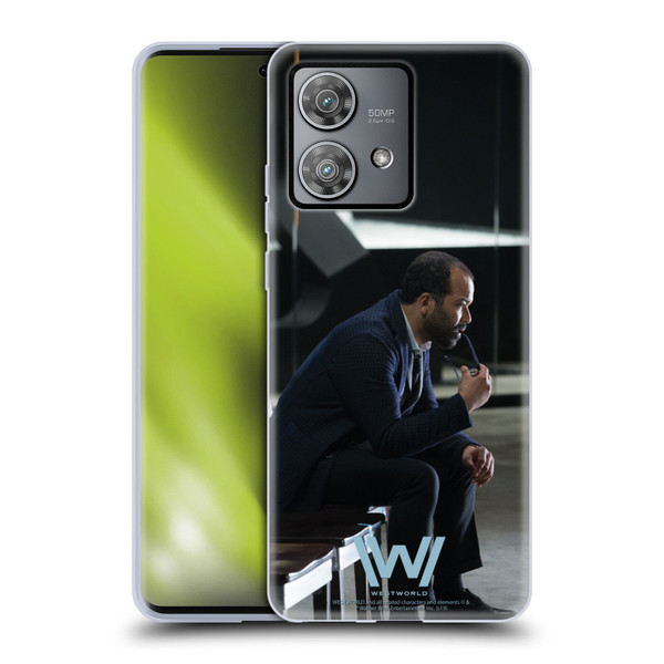 Westworld Characters Bernard Lowe Soft Gel Case for Motorola Edge 40 Neo 5G