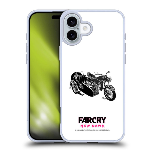 Far Cry New Dawn Graphic Images Sidecar Soft Gel Case for Apple iPhone 16 Plus