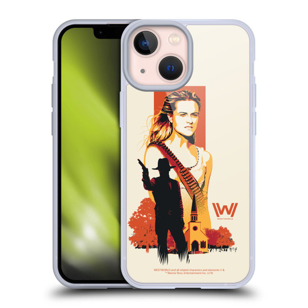 Westworld Graphics Wyatt Soft Gel Case for Apple iPhone 13 Mini