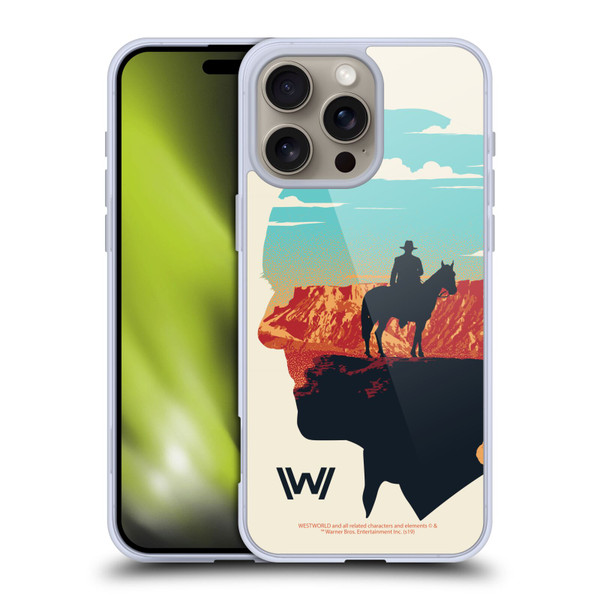 Westworld Graphics Ford And William Soft Gel Case for Apple iPhone 16 Pro Max