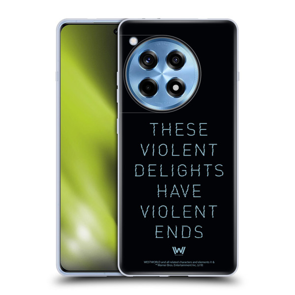 Westworld Graphics Violent Delights Soft Gel Case for OPPO OnePlus Ace 3 5G