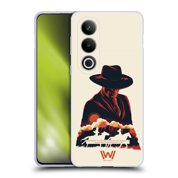 Westworld Graphics Man In Black Soft Gel Case for OPPO OnePlus Ace 3V 5G