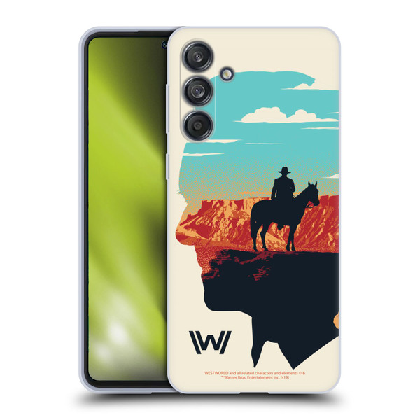 Westworld Graphics Ford And William Soft Gel Case for Samsung Galaxy M55 5G