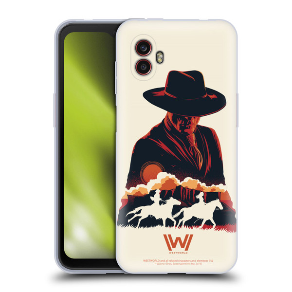 Westworld Graphics Man In Black Soft Gel Case for Samsung Galaxy Xcover6 Pro/Pro2
