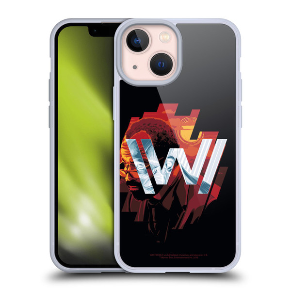 Westworld Logos Bernard Soft Gel Case for Apple iPhone 13 Mini