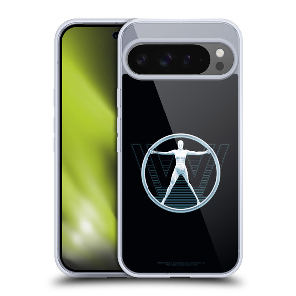 Westworld Logos The Vitruvian Man Soft Gel Case for Google Pixel 9 Pro XL