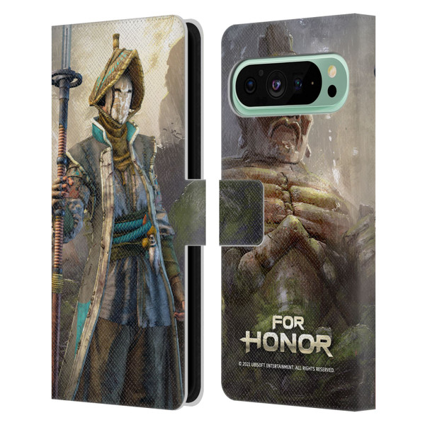 For Honor Characters Nobushi Leather Book Wallet Case Cover For Google Pixel 9 Pro XL