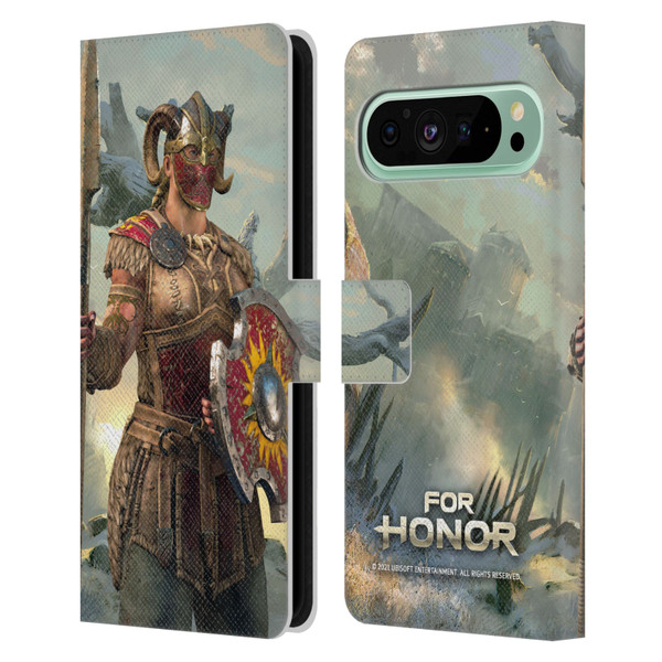 For Honor Characters Valkyrie Leather Book Wallet Case Cover For Google Pixel 9 Pro XL