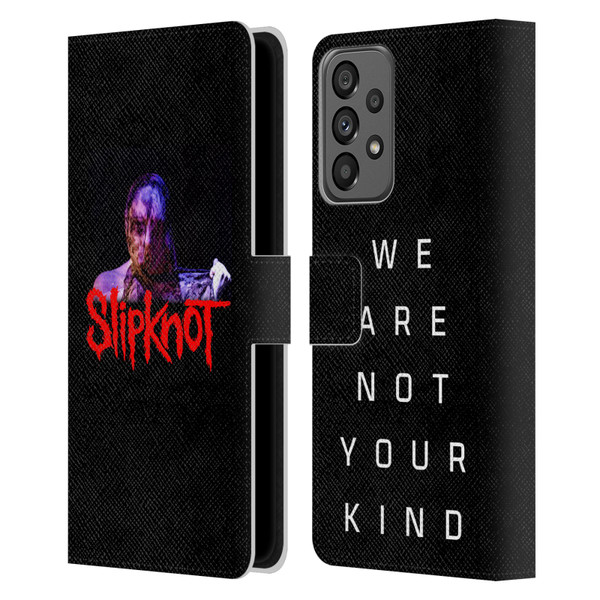 Slipknot We Are Not Your Kind Unsainted Leather Book Wallet Case Cover For Samsung Galaxy A73 5G (2022)