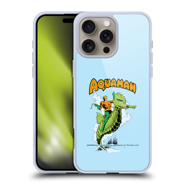 Aquaman DC Comics Fast Fashion Storm Soft Gel Case for Apple iPhone 16 Pro Max