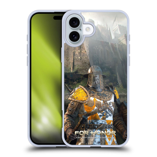 For Honor Characters Conqueror Soft Gel Case for Apple iPhone 16 Plus