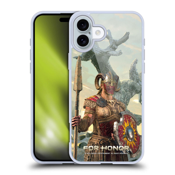 For Honor Characters Valkyrie Soft Gel Case for Apple iPhone 16 Plus