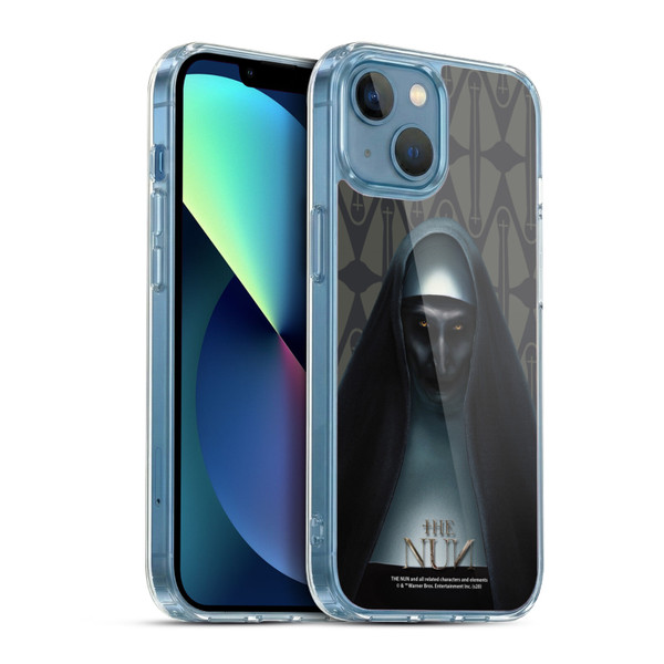 The Nun Valak Graphics Portrait Soft Gel Case for Apple iPhone 13 Mini & MagSafe