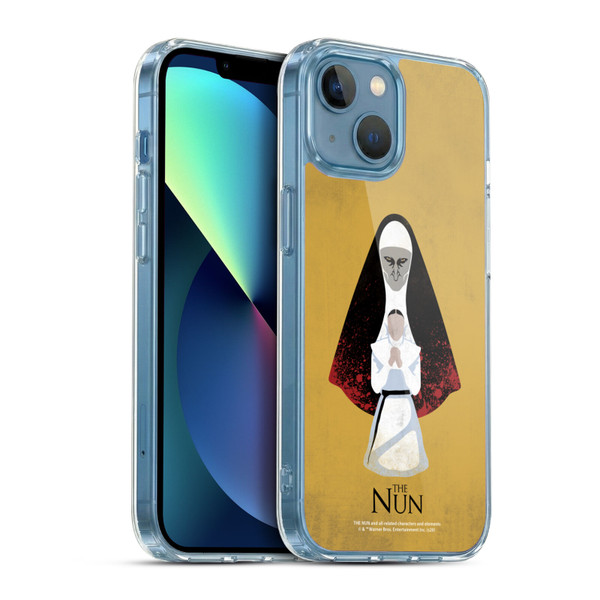 The Nun Valak Graphics Pray Soft Gel Case for Apple iPhone 13 Mini & MagSafe