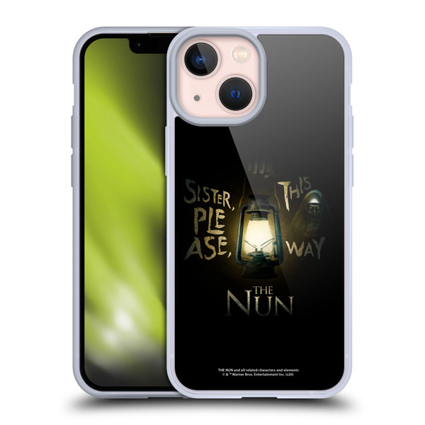 The Nun Valak Graphics This Way Soft Gel Case for Apple iPhone 13 Mini