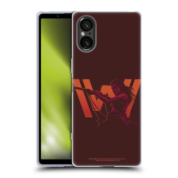 Westworld Logos Wyatt Soft Gel Case for Sony Xperia 5 V 5G