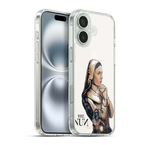 The Nun Valak Graphics Pray 2 Soft Gel Case for Apple iPhone 16 Plus & MagSafe
