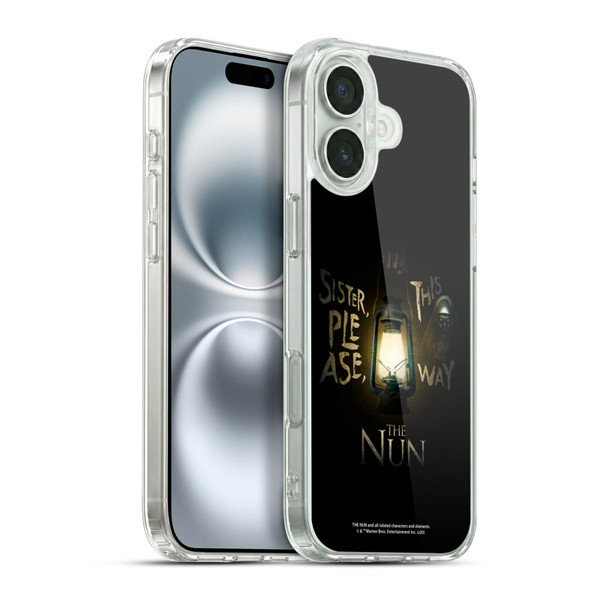 The Nun Valak Graphics This Way Soft Gel Case for Apple iPhone 16 Plus & MagSafe